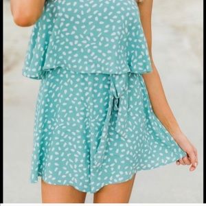 Pink Lily Team Romper